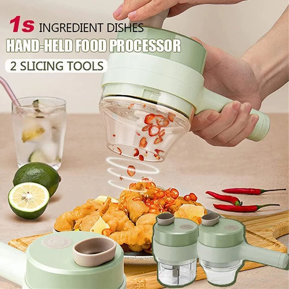 Portable Electric Vegetable Cutter Set