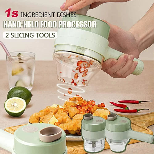 Portable Electric Vegetable Cutter Set