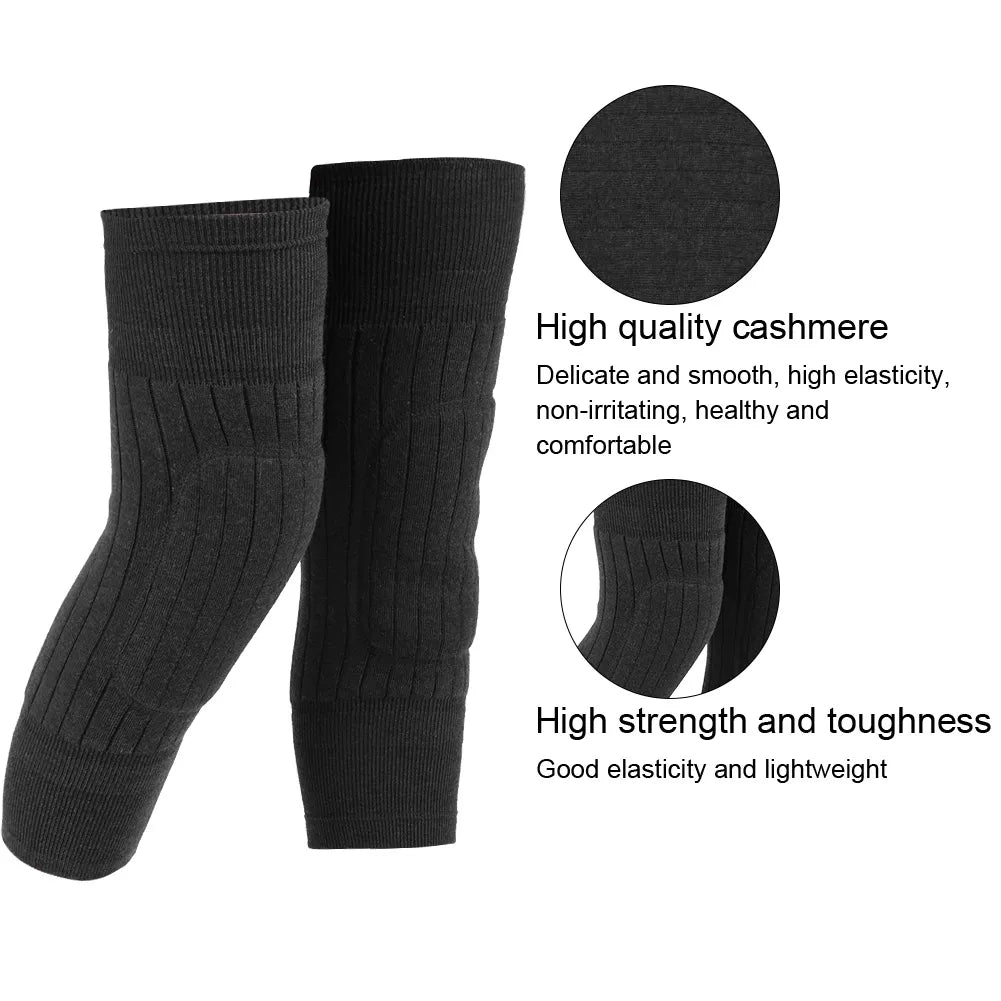 Winter Wool Knee Pads Thickened Knee Brace