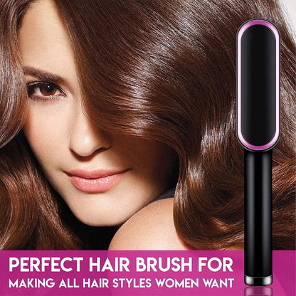 Brush Hair Straightener Brush