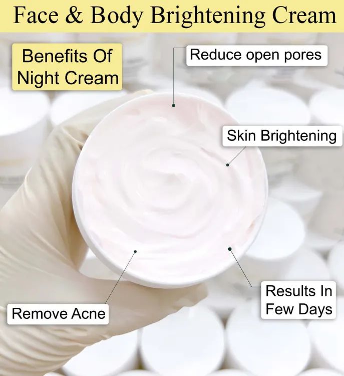 Night Cream White Clear Skin.