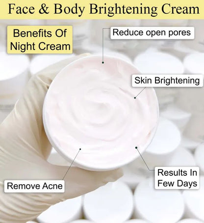 Night Cream White Clear Skin.