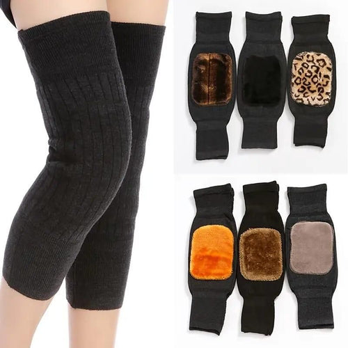 Winter Wool Knee Pads Thickened Knee Brace
