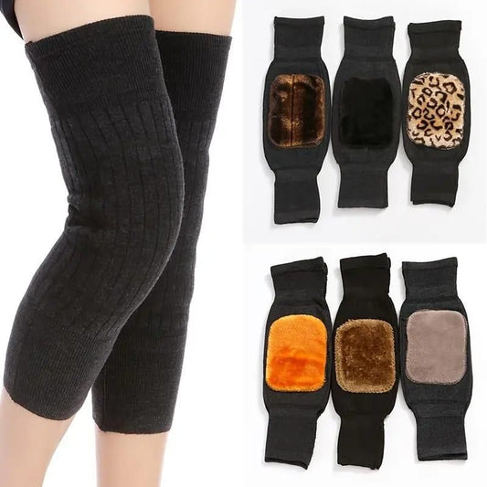 Winter Wool Knee Pads Thickened Knee Brace